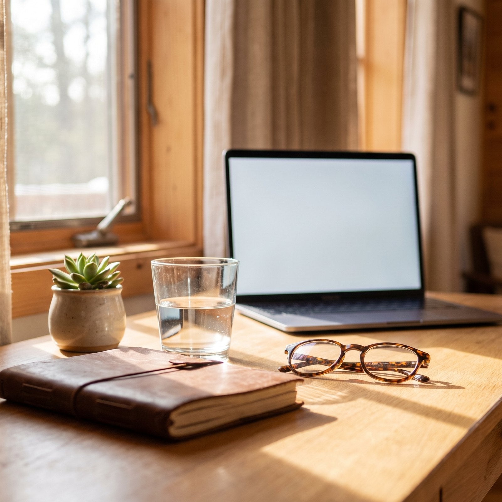 A calm desk scene — the moments Velaxen was built around